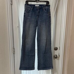 Classic Blue Wide-Leg Jeans